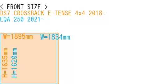 #DS7 CROSSBACK E-TENSE 4x4 2018- + EQA 250 2021-